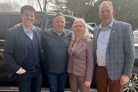 Le CTAQ rencontre le premier ministre François Legault sur les enjeux et attentes du secteur agroalimentaire